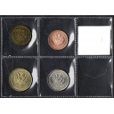 SRI LANKA set da 10 - 25 - 50 - Cents e 1 Rupee circolate